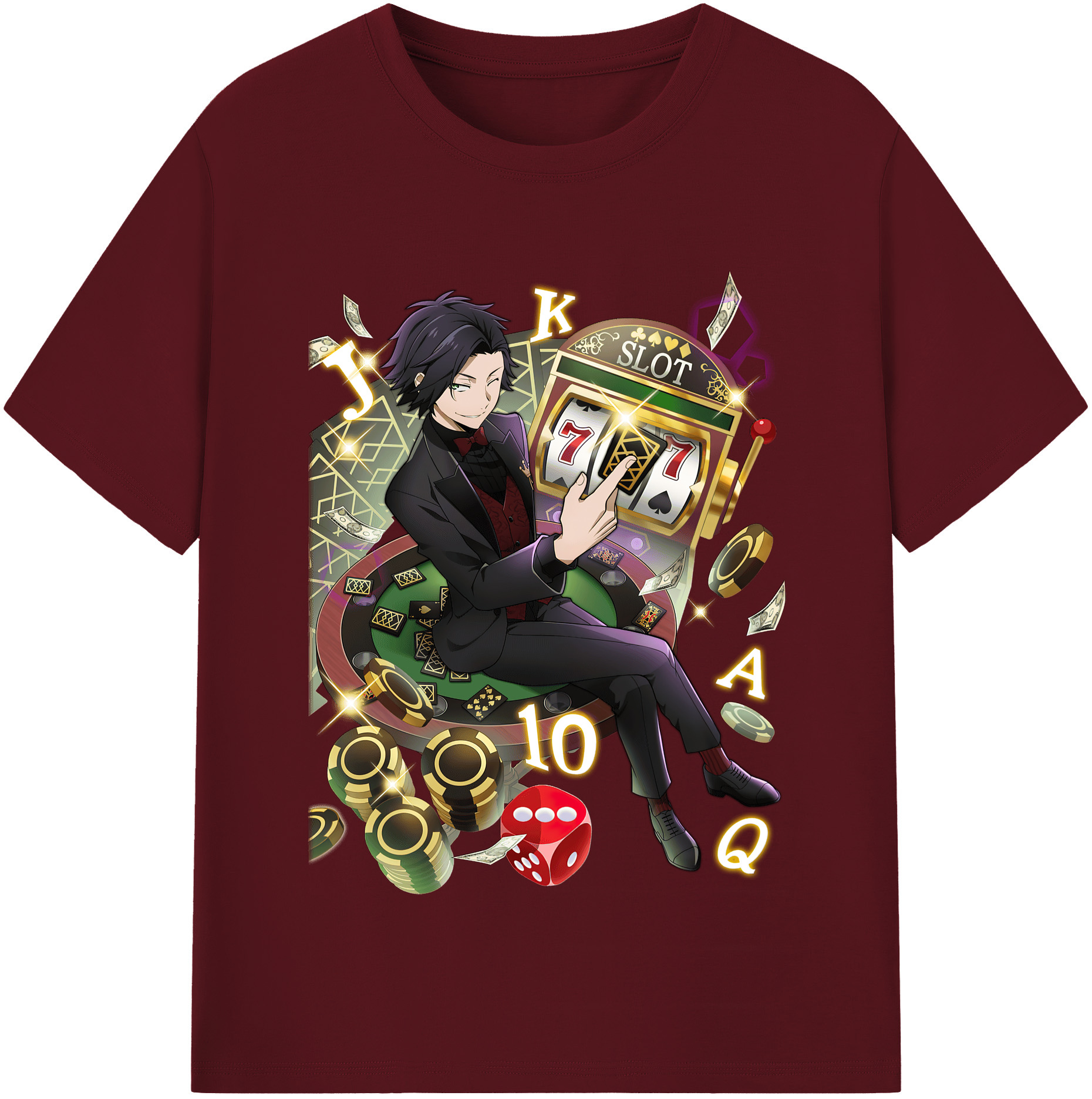 （画像用） 文豪ストレイドッグス Bungo Stray Dogs 綿100％半袖Tシャツ（フロントプリント）
